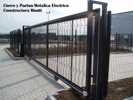 portón metálico de corredera electricos