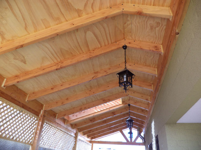 terraza para local comercial en madera