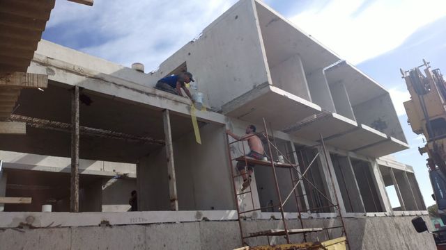 vivienda particular costa cachagua Hormigon (sello fachada)